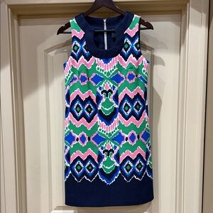 Gabby Skye Multicolor Geometric Mini Dress